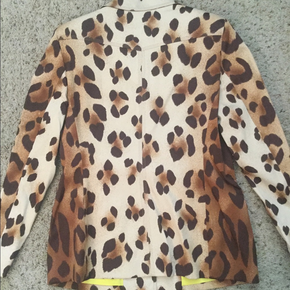 GIANNI VERSACE COUTURE CHEETAH LEOPARD JACKET BLAZER, NEW - Picture 10 of 13